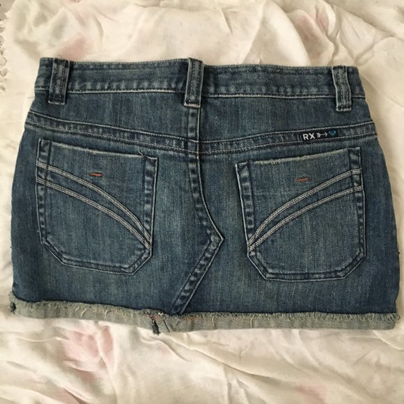 Denim skirt Roxy Size 1 - Picture 2 of 5